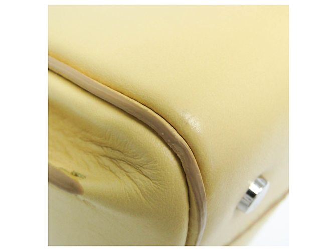 Borsa in pelle gialla Tod's Sella Giallo - vista 6