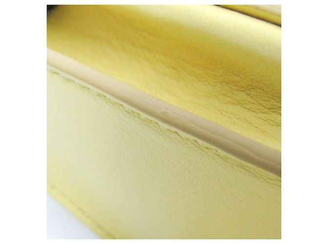 Borsa in pelle gialla Tod's Sella Giallo - vista 7