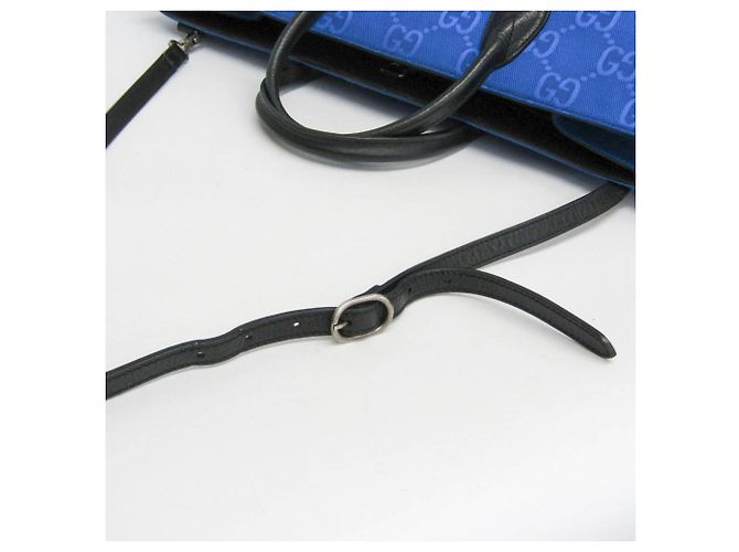 Borsa Gucci Off the Grid GG 630353 Nero Blu - vista 11