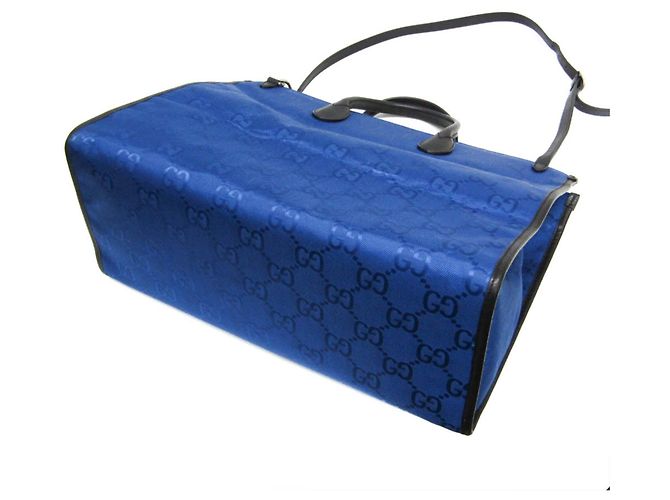 Borsa Gucci Off the Grid GG 630353 Nero Blu - vista 2