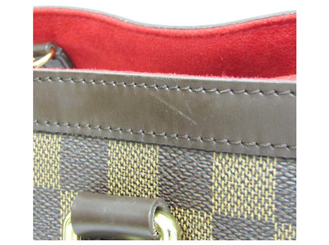 Borsa a mano Hampstead PM Damier Louis Vuitton Marrone Damier ebene - vista 10