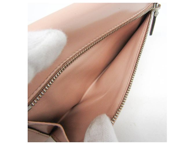 Clutch in pelle con tracolla a catena Prada Rosa - vista 4