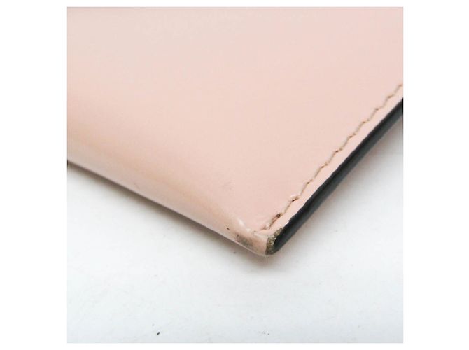 Clutch in pelle con tracolla a catena Prada Rosa - vista 5
