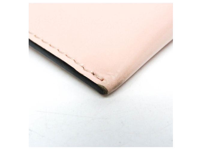 Clutch in pelle con tracolla a catena Prada Rosa - vista 6