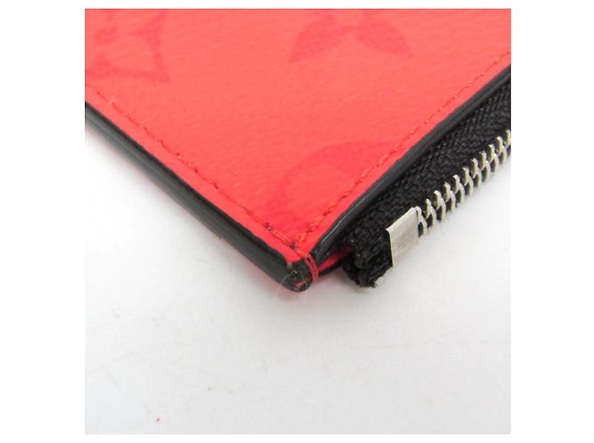 Tarjetero de monedas Taigarama Louis Vuitton Roja - vista 6