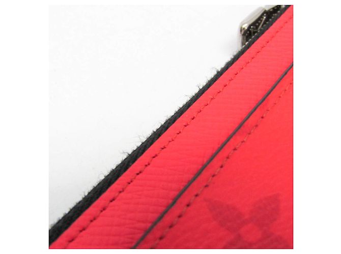 Tarjetero de monedas Taigarama Louis Vuitton Roja - vista 7