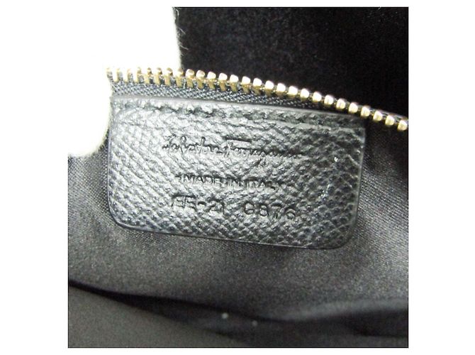 Borsa a mano e borsa a spalla in pelle nera Salvatore Ferragamo Nero - vista 16