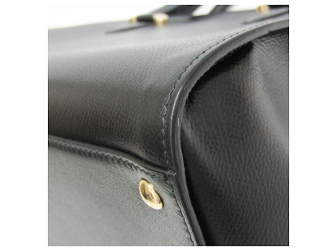 Borsa a mano e borsa a spalla in pelle nera Salvatore Ferragamo Nero - vista 6