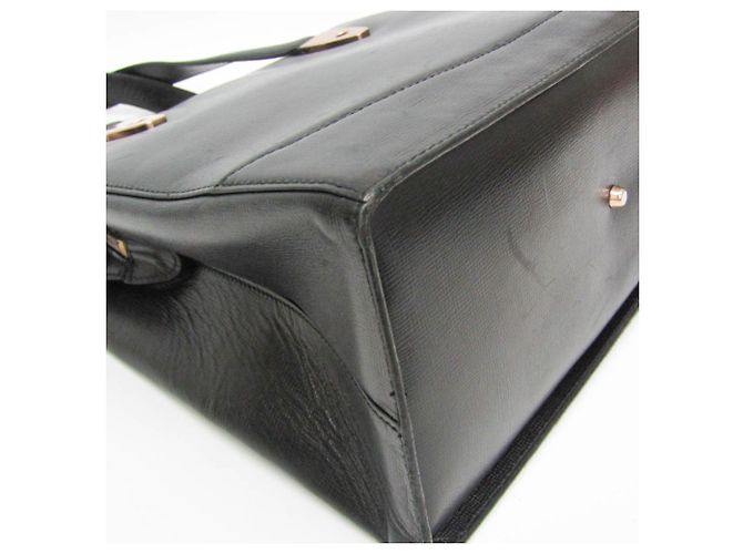 Borsa in pelle e metallo per donna Valextra Nero D'oro - vista 4