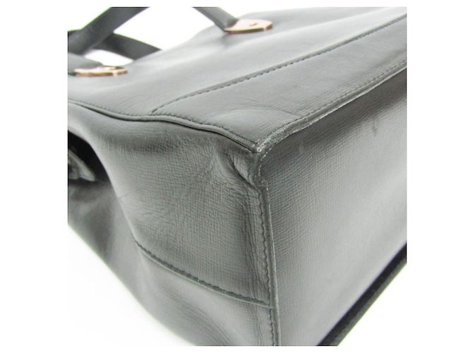 Borsa in pelle e metallo per donna Valextra Nero D'oro - vista 6