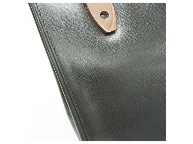 Borsa in pelle e metallo per donna Valextra Nero D'oro - vista 8