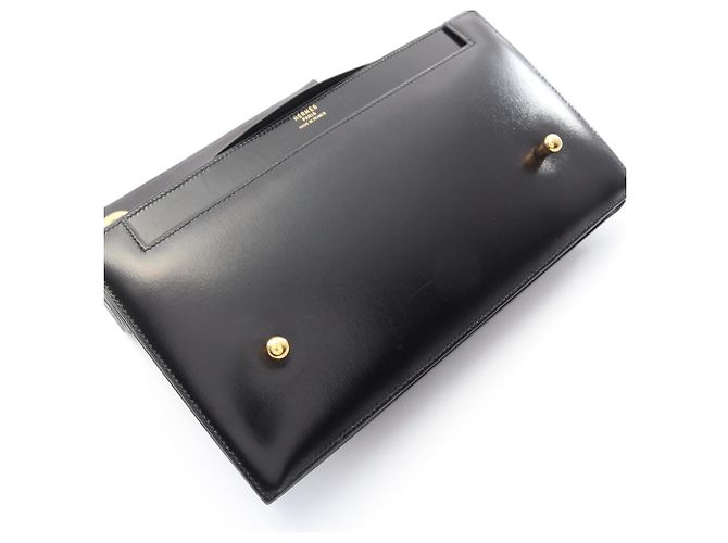 Borsa a mano Hermès Piano Nero - vista 10