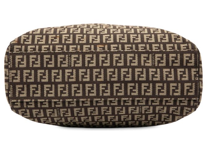 Fendi Braune Zucchino Canvas Tote - Ansicht 3