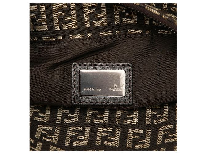 Fendi Braune Zucchino Canvas Tote - Ansicht 5