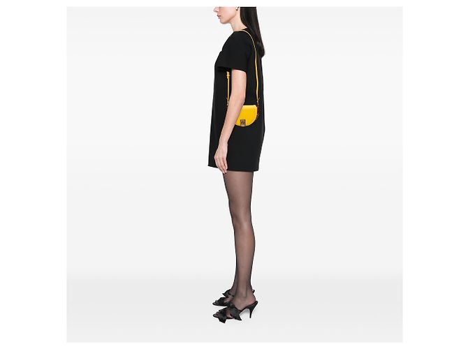 Borsa a tracolla Moonlight in pelle gialla Fendi Giallo - vista 11