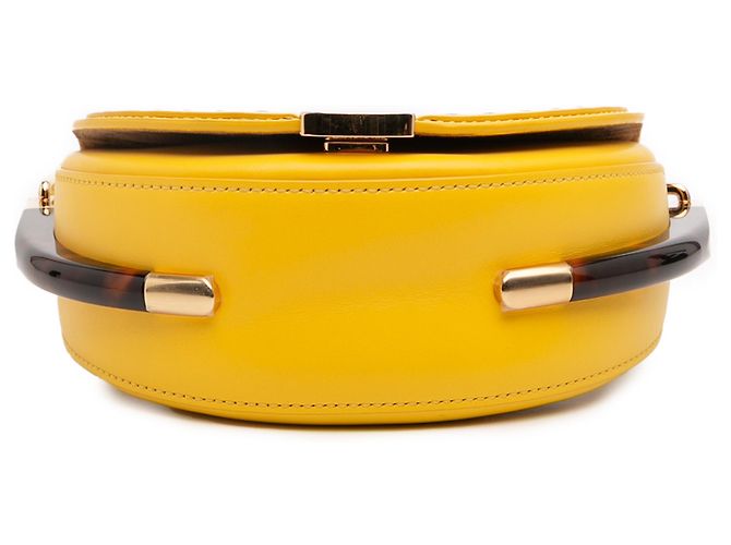 Borsa a tracolla Moonlight in pelle gialla Fendi Giallo - vista 3