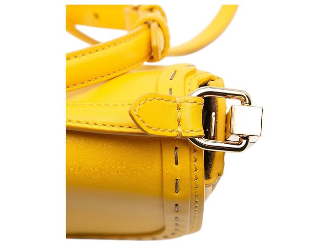 Borsa a tracolla Moonlight in pelle gialla Fendi Giallo - vista 8