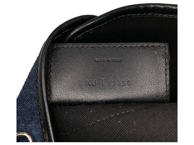 Borsa tote mini in denim blu Bond di Givenchy - vista 6