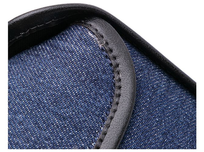 Borsa tote mini in denim blu Bond di Givenchy - vista 9