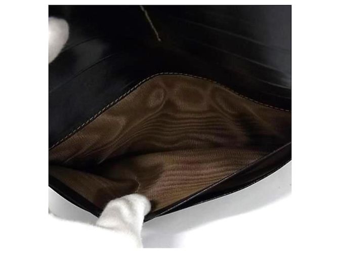 FENDI Zucca W Bifold Geldbörse Braun Schwarz - Ansicht 5