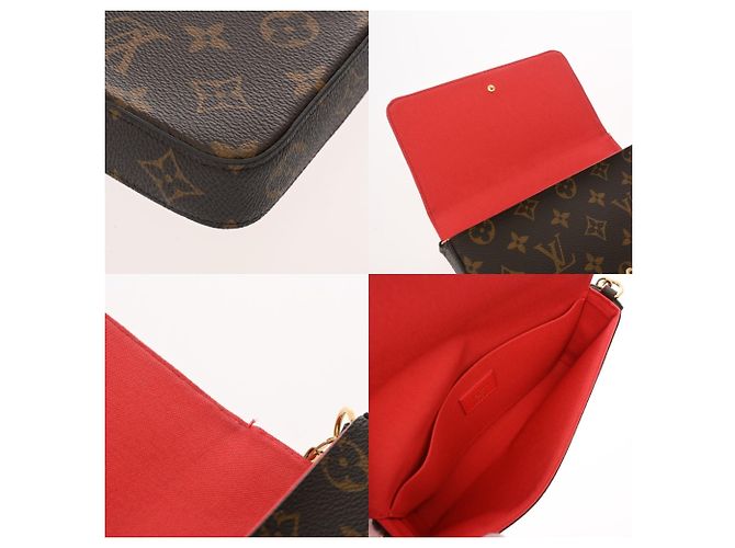 Pochette Felicie Vivienne Monogram Louis Vuitton Marrone Monogramma - vista 9