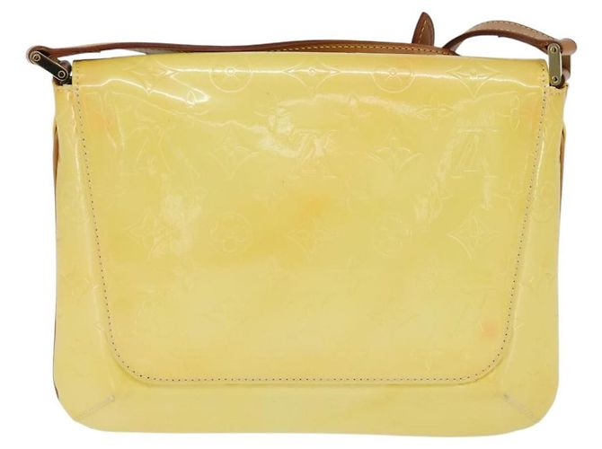 Borsa Louis Vuitton Thompson Street Monogram Vernis Media Giallo - vista 2