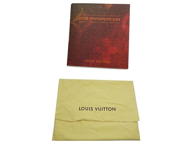 Borsa a mano Papillon M95730 di Louis Vuitton Marrone Rosso Monogramma - vista 9