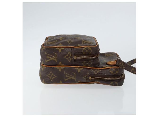 Borsa Amazone Louis Vuitton in tela Monogram Mini Marrone - vista 3