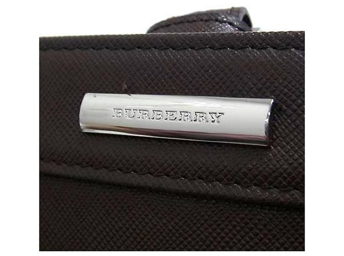 Burberry braune Leder-Handtasche - Ansicht 2