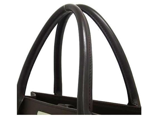 Burberry braune Leder-Handtasche - Ansicht 3