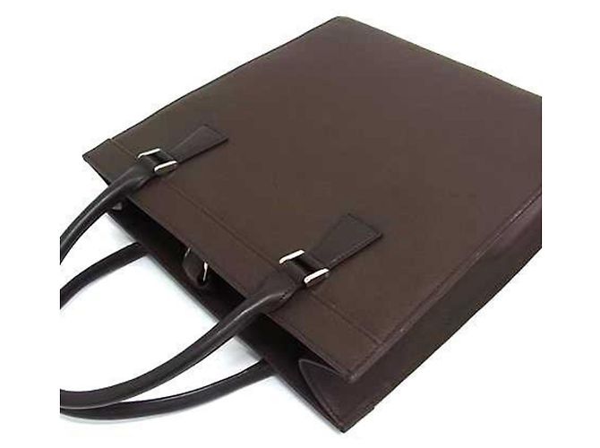 Burberry braune Leder-Handtasche - Ansicht 4