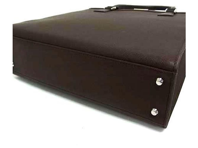 Burberry braune Leder-Handtasche - Ansicht 5