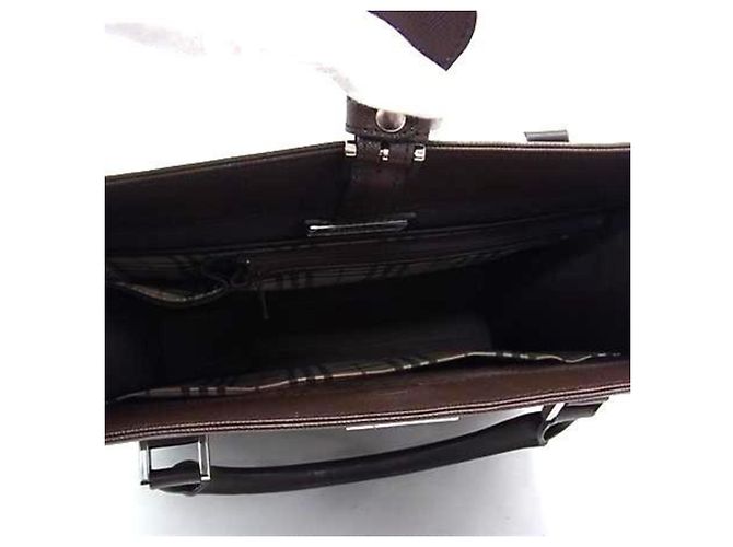 Burberry braune Leder-Handtasche - Ansicht 6