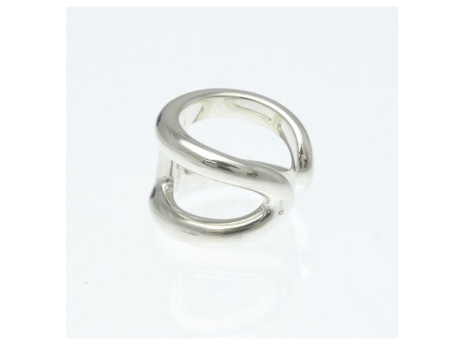 Ring Anello Osmos GM Hermès in argento - vista 2