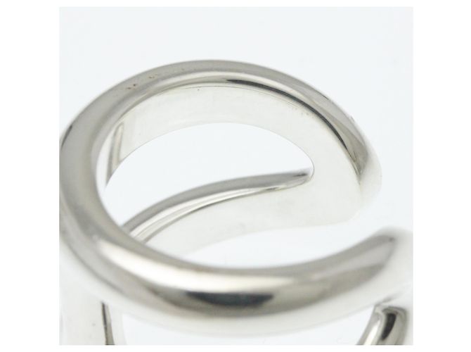 Ring Anello Osmos GM Hermès in argento - vista 6
