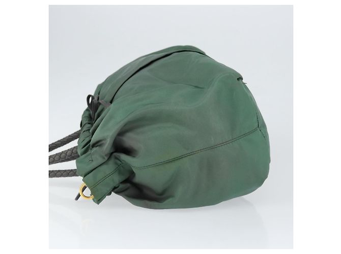 Prada Convertible Bow Tessuto Medium Green - view 4