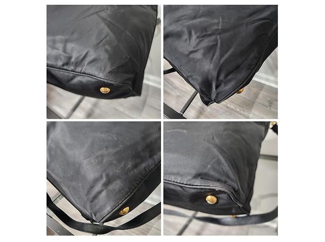 Prada Tessuto Nylon 2-Wege Tote Bag Schwarz - Ansicht 9