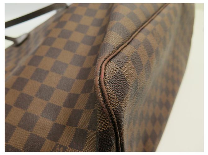 BOLSO LOUIS VUITTON NEVERFULL GM TOILE DAMIER EBENE N40597 Castaño - vista 14