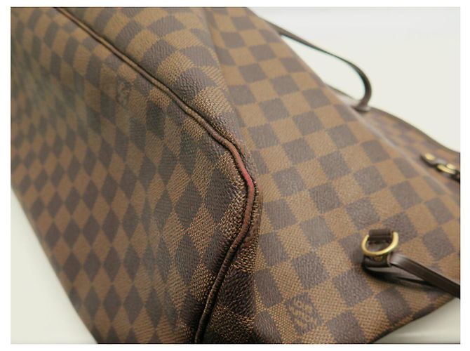 BOLSO LOUIS VUITTON NEVERFULL GM TOILE DAMIER EBENE N40597 Castaño - vista 15