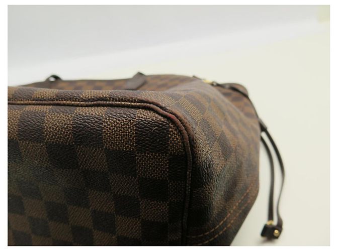 BOLSO LOUIS VUITTON NEVERFULL GM TOILE DAMIER EBENE N40597 Castaño - vista 17