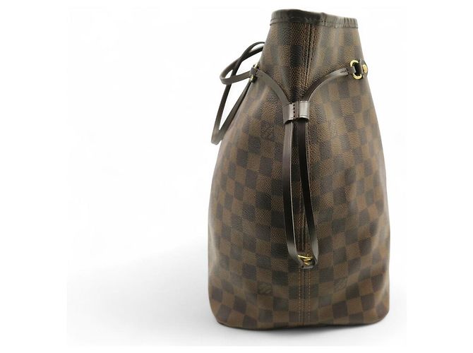 BOLSO LOUIS VUITTON NEVERFULL GM TOILE DAMIER EBENE N40597 Castaño - vista 3