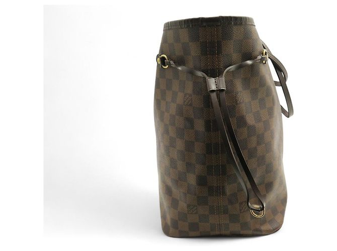 BOLSO LOUIS VUITTON NEVERFULL GM TOILE DAMIER EBENE N40597 Castaño - vista 4