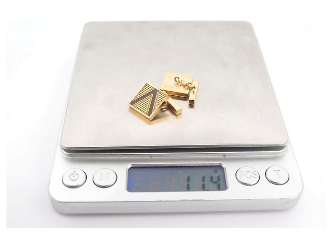 BOTTONI DA POLSO LOUIS VUITTON IN ARGENTO 925 VERMEIL D'oro - vista 5