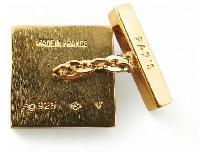 BOTTONI DA POLSO LOUIS VUITTON IN ARGENTO 925 VERMEIL D'oro - vista 6