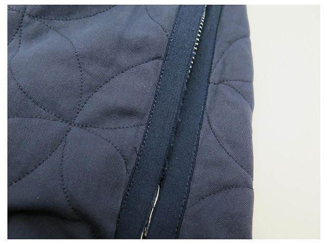 GIACCA BOMBER BLU LOUIS VUITTON MATELASSE FLEUR MONOGRAM S 46 - vista 11