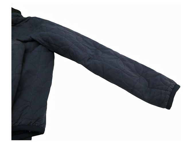 GIACCA BOMBER BLU LOUIS VUITTON MATELASSE FLEUR MONOGRAM S 46 - vista 13