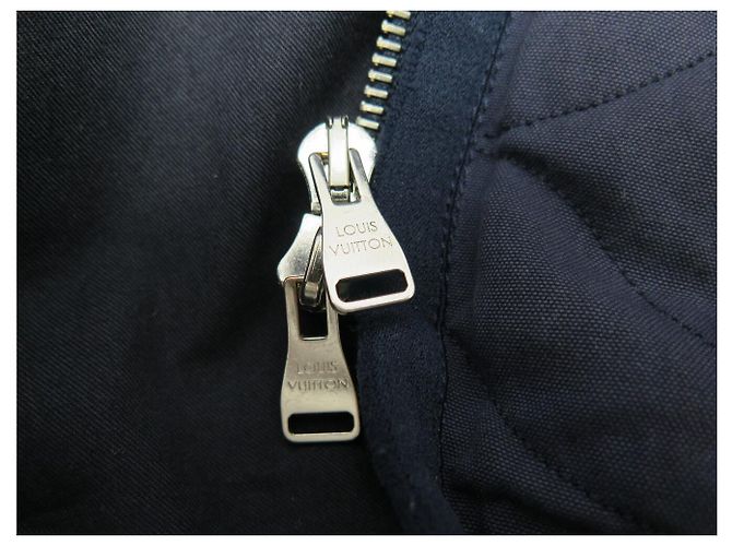 GIACCA BOMBER BLU LOUIS VUITTON MATELASSE FLEUR MONOGRAM S 46 - vista 8