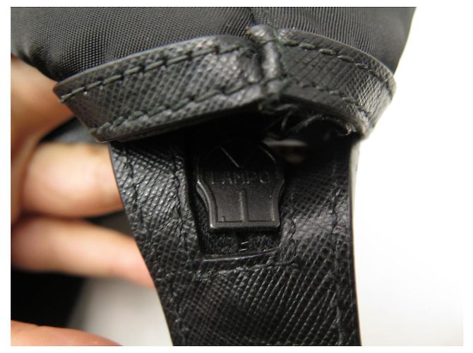 BORSA A MANO PRADA DA VIAGGIO WEEK-END TOTE IN NYLON NERO - vista 13