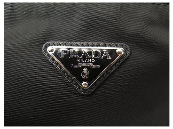 BORSA A MANO PRADA DA VIAGGIO WEEK-END TOTE IN NYLON NERO - vista 14
