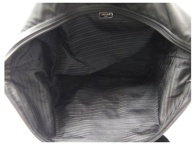 BORSA A MANO PRADA DA VIAGGIO WEEK-END TOTE IN NYLON NERO - vista 8